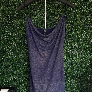 Windsor Blue Sparkle Cocktail Dress